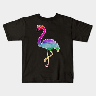 Rainbow Flamingo. Celebrate Pride with this flamboyantly fun design Kids T-Shirt